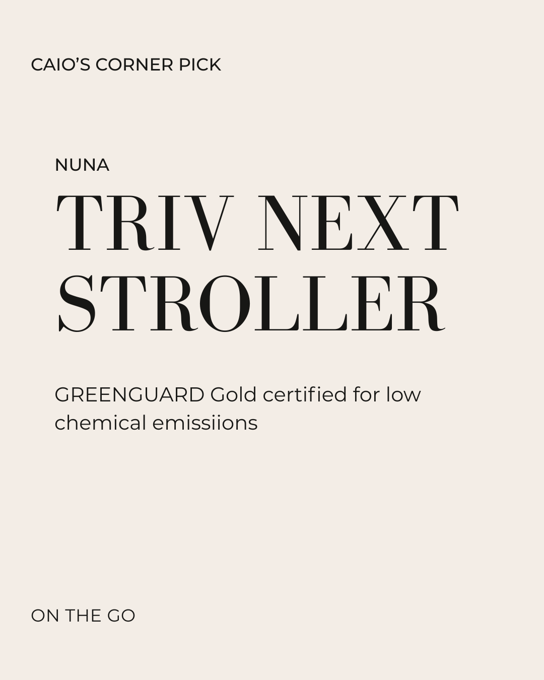 Nuna TRIV™ next Stroller