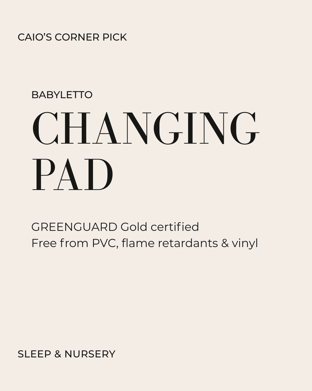 Babyletto Changing Pad
